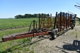 7 Section Spike Tooth Drag On Hydraulic Cart, Spike Tooth