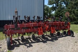 Case IH 183 Row Crop Cultivator, 12 Row 30”, Gauge Wheel, C- Shanks, Rolling Shields, Stabilizer Dis
