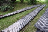 2 Sections Of Rubber Track, Used for in fields to not mud up the roads