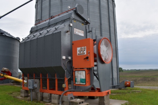 Farm Fans CF/AF 270 Grain Dryer, Dri-Tek Digital Controller, LP Gas, 2hp Single Phase Unload Auger,