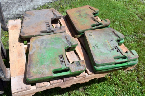 12 John Deere Suit Case Weights, selling 12 x $