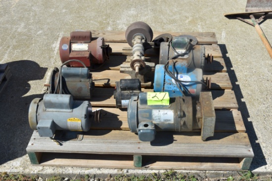 (7) Assorted Electric Motors 1/2 to 1 hp