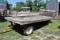 8'x16' Flatbed On Electric 6 Ton Running Gear