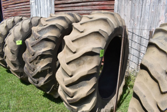 (2) Goodyear 18.4x34 Take Off Tires
