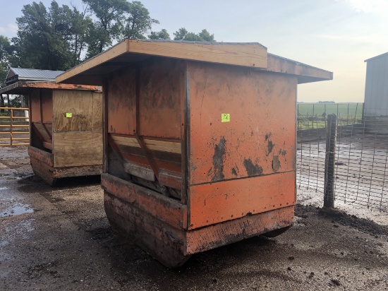Smidley 100 Bushel Steer Stuffer, Has Been Rebuilt