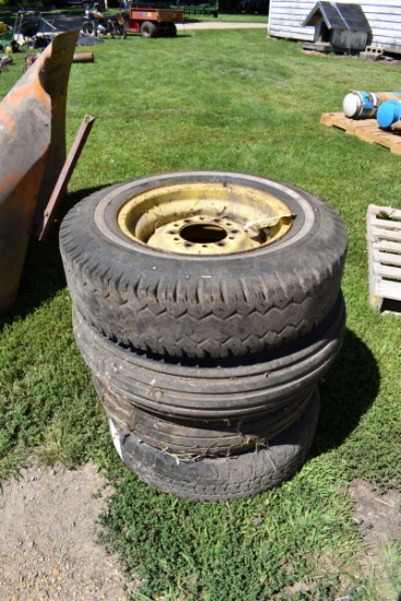 (4) Implement Tires And Rims