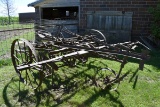 John Deere 2 Row Horse Drawn Sulky Cultivator, Steel Evener