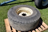 445/65R22.5 Tire On 8 Bolt Rim, Has Weather Checking