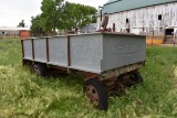Electric Barge Box With Hoist On Truck Running Gear