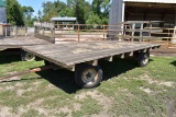 8’ x 16’ Flat Bed On 6 Ton Gear