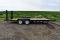 2012 PJ Trailer 18’ With 2’ Dove Tail, 7000lb Tandem Axles, 83