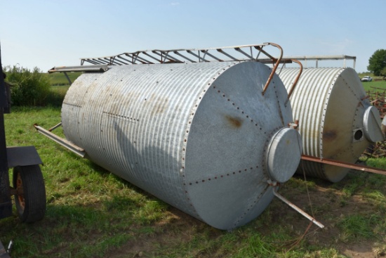 6 Ton Bulk Feed Bin, 6' Diameter, 4 Rings Tall