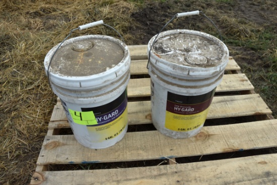 (2) 5 Gallon Jugs Of John Deere Hy-Gard Oil