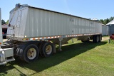 2003 Jet Hopper Grain Trailer, 42’x96”x66”, Agri-Cover Auto Roll Tarp, 24.5 Tires, Spring Ride, Sigh