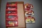 (5) Coca Cola Train Accessories With Boxes, (3) Campbells Soup Vehicles