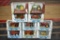 (8) Vintage Vehicles In Boxes 1/43rd Scale, (2) John Deere 1/43rd Scale Tractors With Boxes