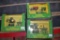 (2) Ertl John Deere Tractor And Implement Sets, Ertl John Deere Harvesting Set, 1/64th Scale All 3 H