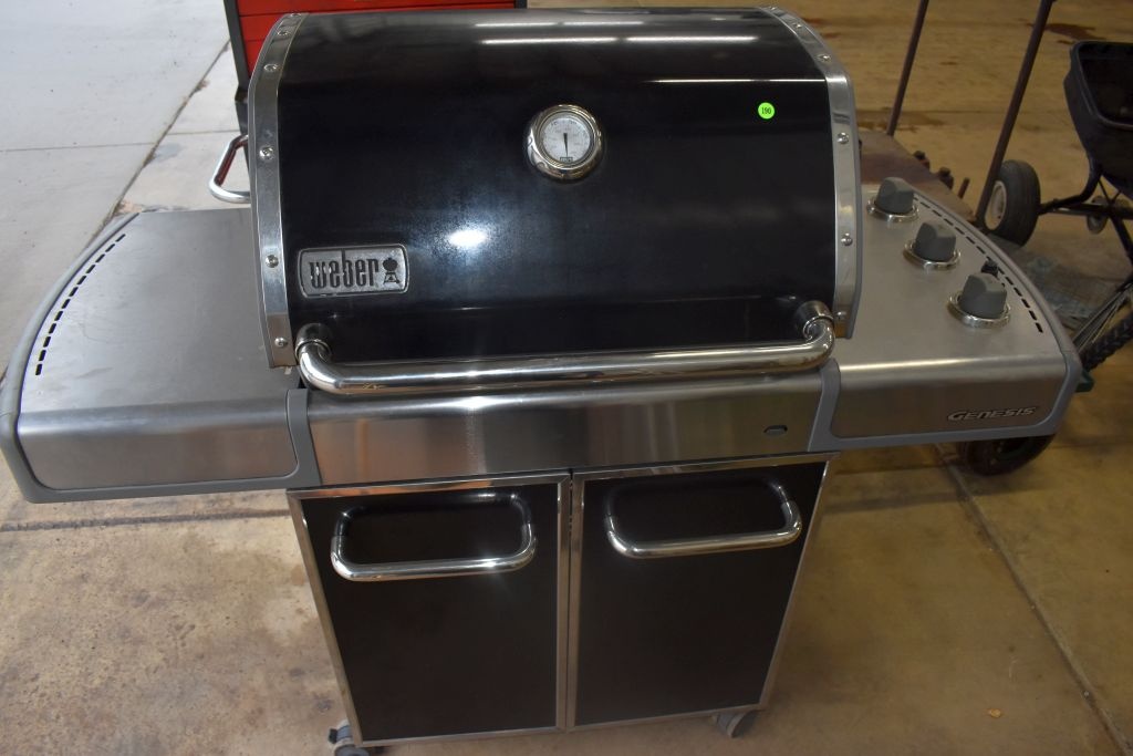 Weber Genesis 3 Burner Gas Grill, Used But In Good Condition | Heavy  Construction Equipment Light Equipment & Support | Online Auctions |  Proxibid