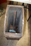 Old Cupboard Potato Bin And Shoe Stand