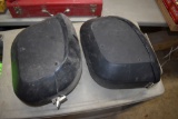 (2) Hard Saddle Bags