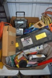 New Irwin Saw, Parking Curb, New Stanley Saw, Work Lights, Assortment Of Hardware