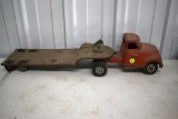 1950s Tonka Truck And Trailer, Has Wear