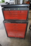 Homak rolling top and bottom tool chest