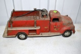 Tonka No.5 Firetruck, Has Wear, Missing Some Parts