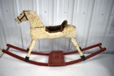 Childrens Wooden Rocking Horse, 46'' Long, 24'' Tall