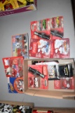 Assortment Of Coca Cola Cars, Semis, Figurines On Card