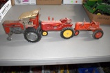 Massey Harris 44 Tractor No Box, Ertl Case Tractor 3 Point No Box, Ertl Massey Ferguson 275 Diesel T