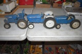 Ertl Ford 4600 Tractor Missing Paint Front End Is Bowed, Ertl Ford 4000 Wide Front Tractor No Box, E