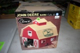 Gibson John Deere Barn 8.75'' Cookie Jar With Box, Box Has Little Damage