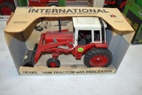 Ertl International 1586 Tractor With Loader, 1/16th Scale With Box, Box Has Wear