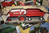 Ertl Farmall 350 Tractor And Wagon Set, 1/16th Scale With Box