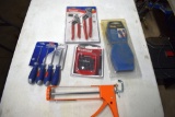 Werner Extension Ladder Cover, Crescent Pliers, New 32 Piece Bit Set, New Rubbermaid Screw Driver Se