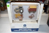 New Holland Forage Harvesting Set, With Box, Box Has Set, 1/64th Scale