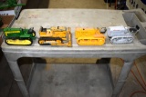 Ertl John Deere 430 Crawler No Box, CAT D6 Dozer Loader Is In Need Of Repair, Ertl John Deere Indust