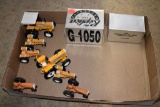 Minneapolis Moline 1/64th Scale Tractors (7), 1989 NFTS 1/43rd Scale With Box, Ertl G1050 With Box