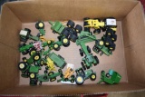 Assortment Of John Deere 1/64th Scale Implements And Tractors