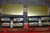 (2) Sets Of John Deere Collector Knives With Tins And Boxes