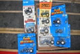 New Holland And Ford Tractors On Card, (10) Total
