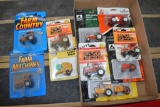 Assortment Of Allis Chalmers, Minneapolis Moline, Vermeer Tractors And Implements On Card