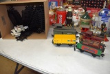 Assortment Of Trains Cars And Track, New Bright And Echo Toys