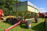 Parker 450 Bushel Gravity Flow Wagon, Double  Door, Meyers X1604 Running Gear, 16 Ton,  16.5x16.1 Ti