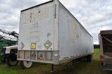 1985 Dunham 42' Enclosed Semi Trailer, Roll  Up Rear Door