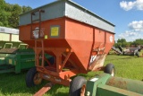 Flow EZ 300 Bushel Gravity Flow Wagon, With  EZ Trail 1074 Running Gear