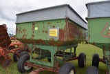 Dakon 250 Bushel Gravity Wagon With Dakon 8  Ton Running Gear, Right Unload