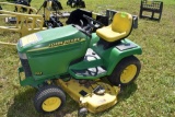 John Deere 345 Garden Tractor, Power  Steering, Power Deck Lift, Tilt Wheel, 54