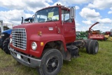 1978 Ford 8000 Single Axle Straight Truck,  Ford V636 Diesel By Caterpillar, V8, 5x2  Speed, Weak He